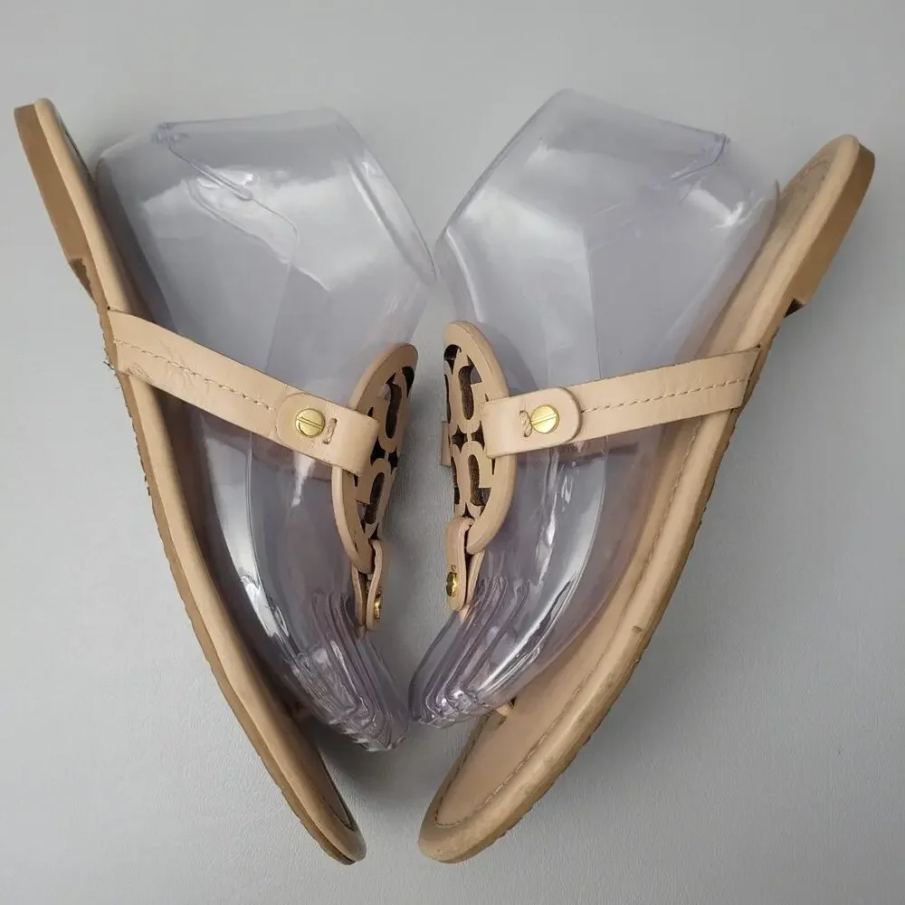 TORY BURCH Miller Light Make Up Patent Leather Sandals Size 9